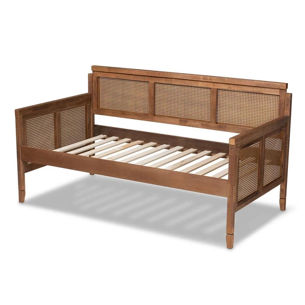 Toveli Ash Walnut Twin Daybed by Baxton Studio - Image 5