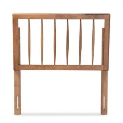 Valin Ash Walnut Twin Headboard by Baxton Studio