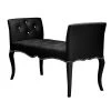 Kristy Black Bench by Baxton Studio