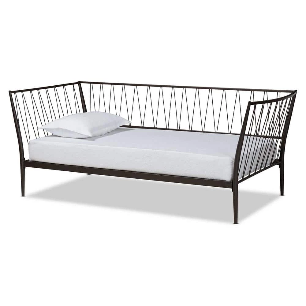Lysa Black Twin Size Daybed by Baxton Studio