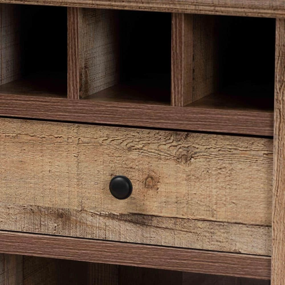 Albert Brown Sideboard Buffet by Baxton Studio - Image 7