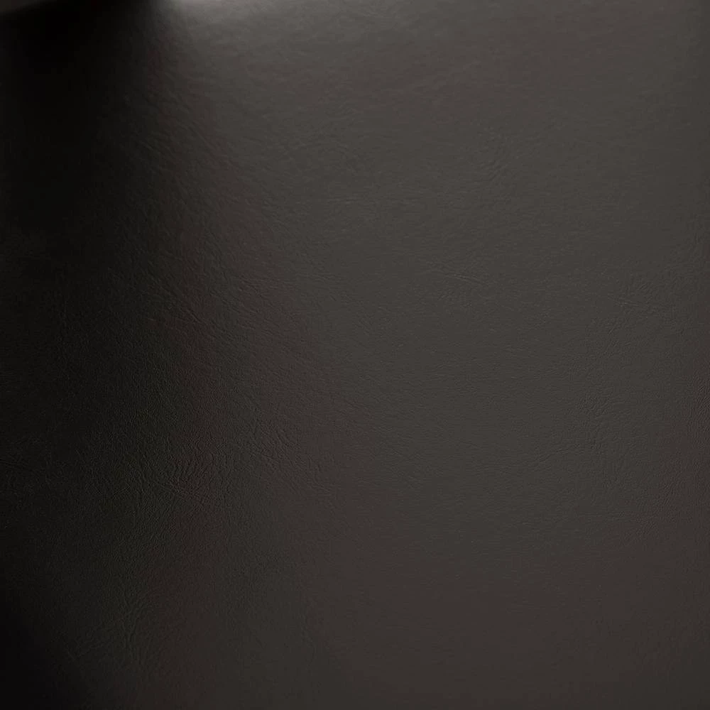 Mozaika 5-Piece Dark Brown Faux Leather Upholstered Dining Set by Baxton Studio - Image 5