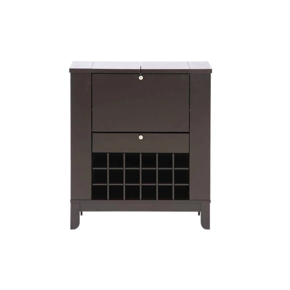 Dark Brown Bar Cabinet by Baxton Studio - Image 5