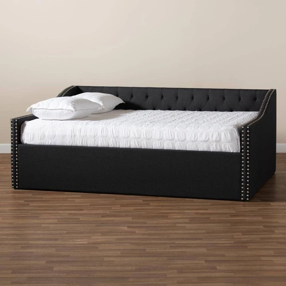 Haylie Dark Gray Full Daybed by Baxton Studio - Image 7