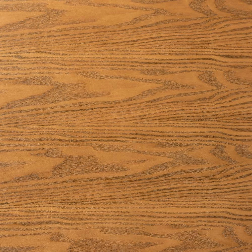 Perin Dark Oak Brown and Dark Bronze Kitchen Island Table by Baxton Studio - Image 6