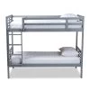 Liam Gray Twin Bunk Bed by Baxton Studio
