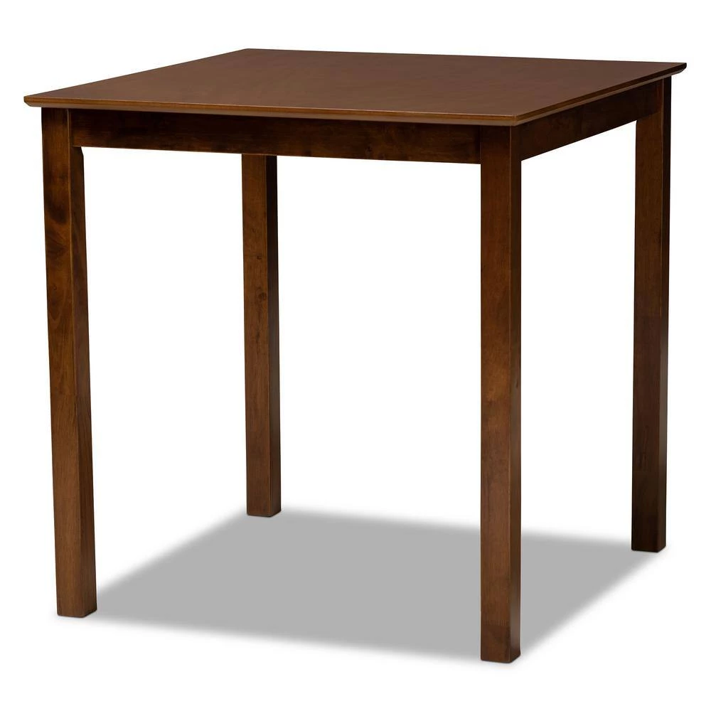 Reneau 5-Piece Grey and Walnut Pub Set by Baxton Studio - Image 6