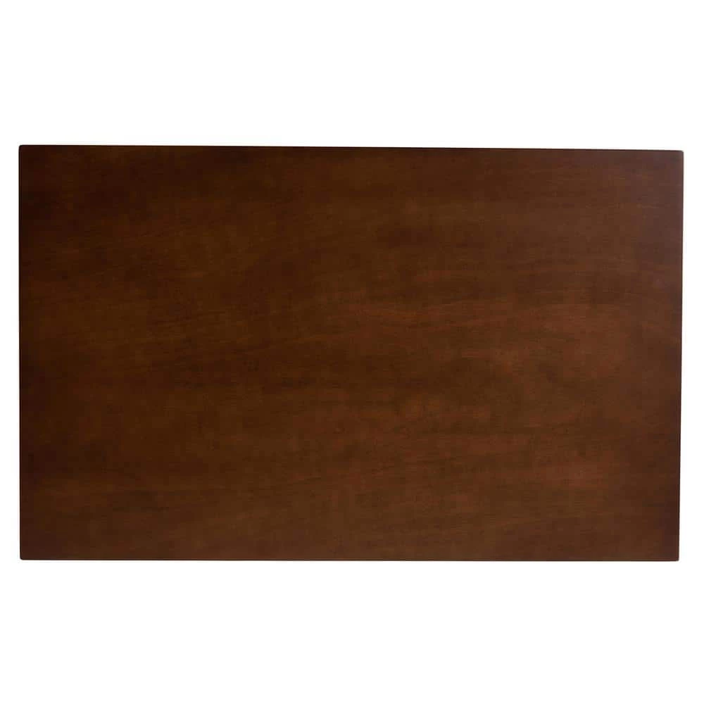 Nori 5-Piece Light Beige and Walnut Dining Set by Baxton Studio - Image 9