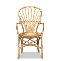 Sheraton Natural Dining Chair by Baxton Studio
