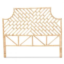 Jayliah Brown Queen Headboard by Baxton Studio