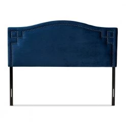 Aubrey Royal Blue King Headboard by Baxton Studio