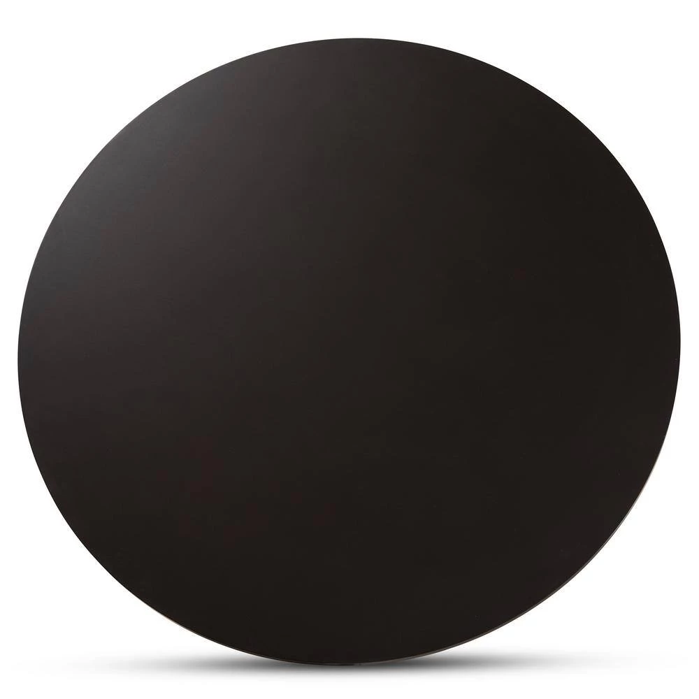 Norah 7-Piece Sand and dark brown Dining Set by Baxton Studio - Image 5