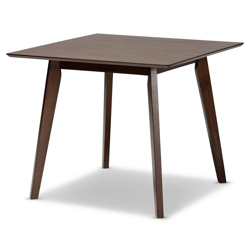 Pernille Walnut Dining Table by Baxton Studio - Image 2