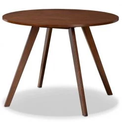 Alana Walnut Dining Table by Baxton Studio