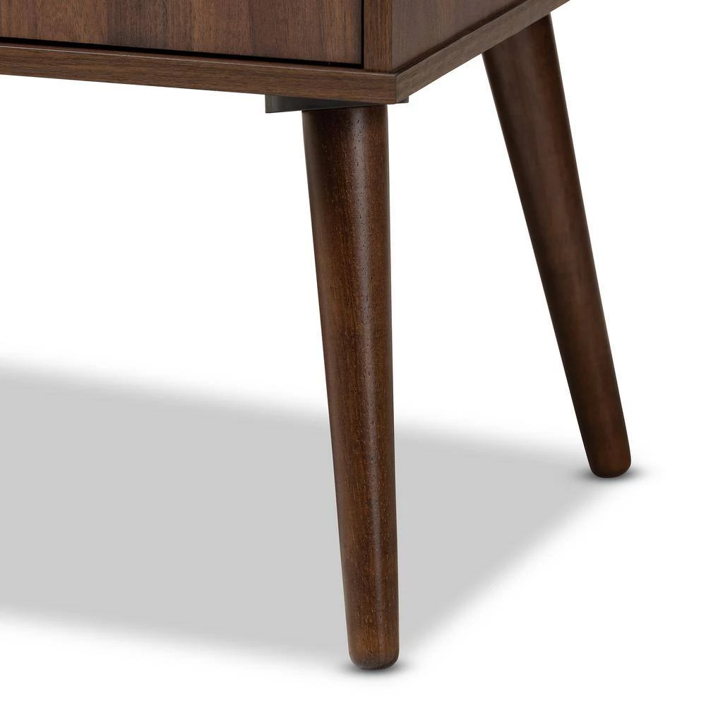 Alard Walnut Modern TV Stand by Baxton Studio - Image 8