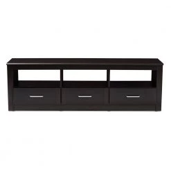 Ryleigh Wenge Dark Brown TV Stand by Baxton Studio