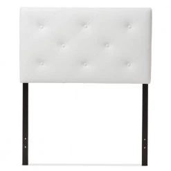 Baltimore White Full Headboard by Baxton Studio