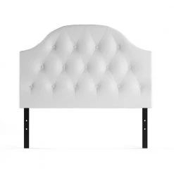 Morris White Queen Headboard by Baxton Studio