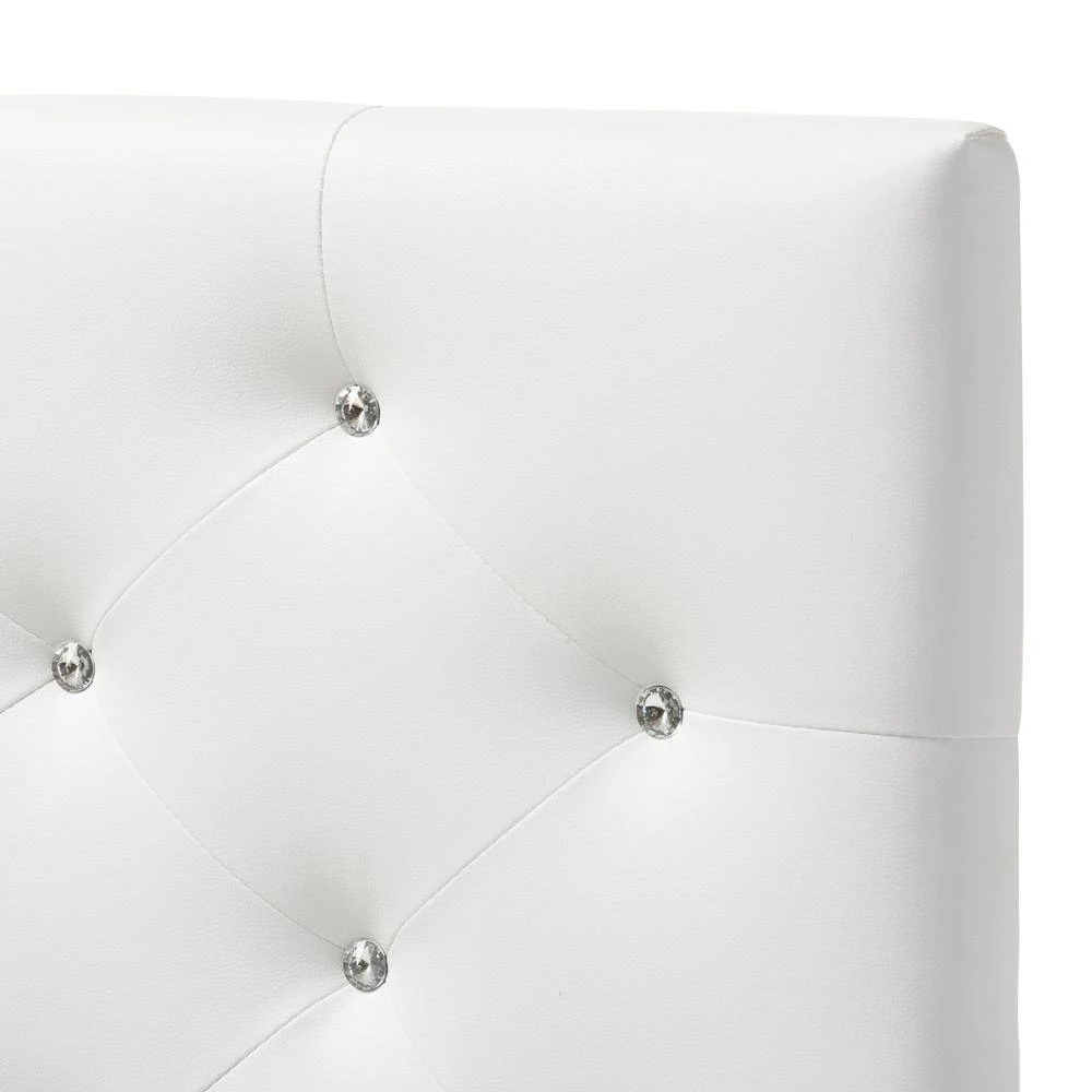 Viviana White Queen Headboard by Baxton Studio - Image 6