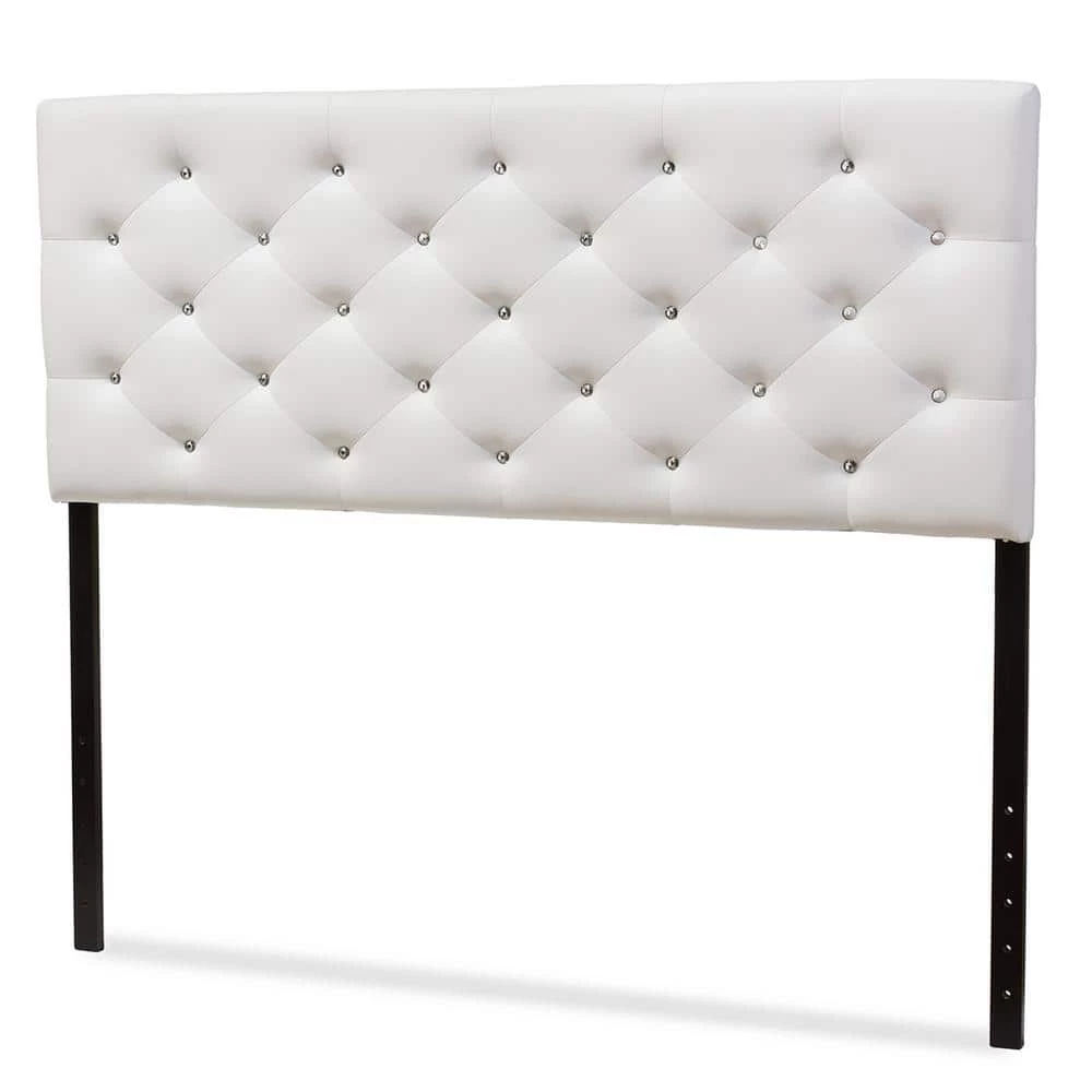 Viviana White Queen Headboard by Baxton Studio - Image 2
